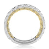 A.JAFFE Modern Two Tone Diamond Wedding Ring MRCRD2348Q/160
