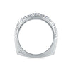 A.JAFFE Halfway Shared Prong Diamond Wedding Band MRS168/21