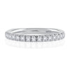 A.JAFFE Contemporary 18K White Gold Pavé Diamond Wedding Ring MRSRD2340/40