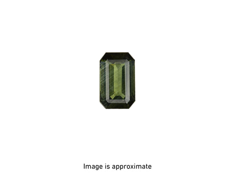 9.31 Ct Octagonal Step Cut 9.31 CT Yellowish Green Diamond GIA 1172204683