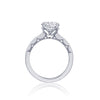 Tacori Coastal Crescent Round Center Diamond Engagement Ring P1022RD8FW