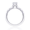 Tacori 14K White Gold Oval Solitaire Engagement Ring P102OV85X65FW