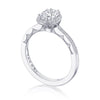 Tacori Coastal Crescent Oval Cut Diamond Engagement Ring P103OV75X55FW