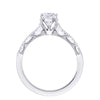 Tacori 14K White Gold Oval Solitaire Engagement Ring P105OV8X6FW