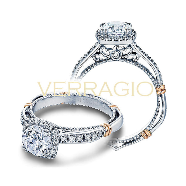 Verragio Round Center Diamond Engagement Ring PARISIAN-104CU