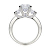 Michael M Trinity 18K White Gold Diamond Engagement Ring R429-2