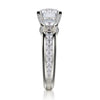 Michael M Trinity 18K White Gold Diamond Engagement Ring R429-2