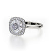 Michael M Bold Round Center Diamond Engagement Ring R721-1.5