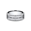 Benchmark Comfort-Fit Satin-Finished Cobalt 8mm Men's Wedding Band RECF58180CC