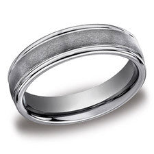 Benchmark Tungsten 6mm Men's Wedding Band RECF7602STG