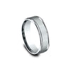 Benchmark Comfort-fit Classic 14K White Gold 7MM Men's Wedding Band RECF7702S