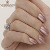 Verragio 14K White Gold Oval Center Diamond Engagement Ring Renaissance-918OV