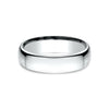 Benchmark 14K White Gold Euro-Dome Comfort Fit Men's Wedding Band EUCF15514KW