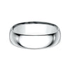 Benchmark 14K White Gold Regular Dome Comfort-Fit 7MM Men's Wedding Band LCF17014KW