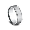 Benchmark 14K White Gold 8mm Comfort fit Men's Wedding Band RECF7802S