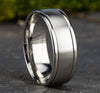 Benchmark 14K White Gold 8mm Comfort fit Men's Wedding Band RECF7802S