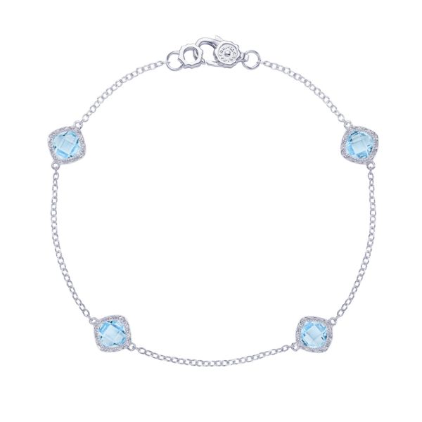 Tacori 4-Station Sky Blue Topaz Bracelet SB22802