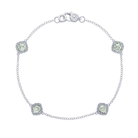 Tacori 4-station Prasiolite Bracelet SB22812