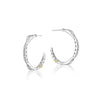Tacori Petite Crescent Curve Diamond Hoop Earrings SE196