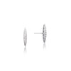 Tacori The Ivy Lane Pavé Surfboard Marquise Design Silver Stud Earring SE216