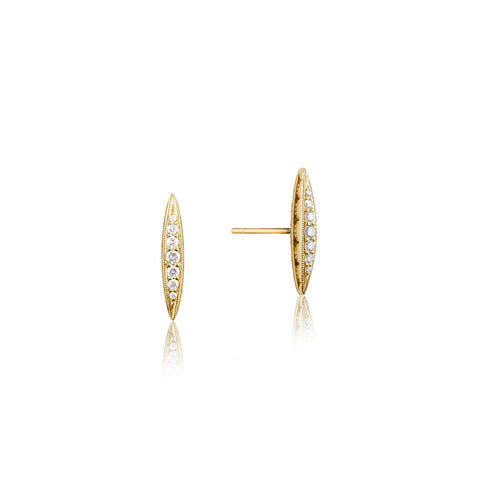 Tacori 18K Yellow Gold Surfboard Stud Earring SE216Y