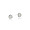 Tacori Petite Crescent Crown Studs featuring Prasiolite SE24012