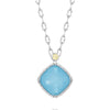 Tacori Bold Gem Pendant featuring Neo-Turquoise SN13305