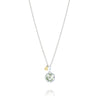 Tacori Silver and 18kt Gold Gem Seal Prasiolite Pendant SN19912