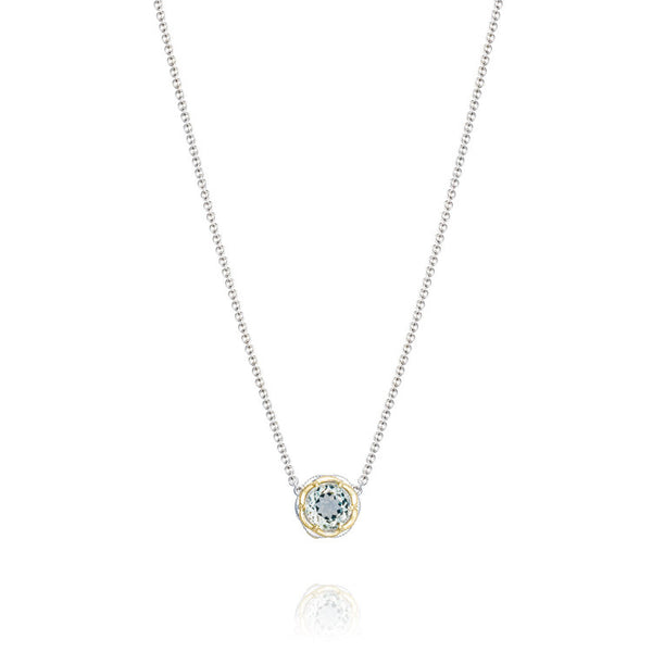 Tacori Color Medley Crescent Station Prasiolite Necklace SN204Y12