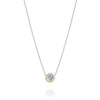 Tacori Color Medley Crescent Station Prasiolite Necklace SN204Y12