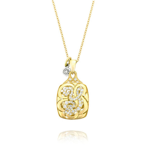 Tacori Petite 18K Yellow Gold Initial Pendant SN223CY