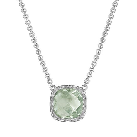 Tacori Cushion Gem Necklace with Prasiolite SN23212