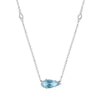 Tacori Solitaire Pear-Shaped Gem Necklace with Sky Blue Topaz SN23502