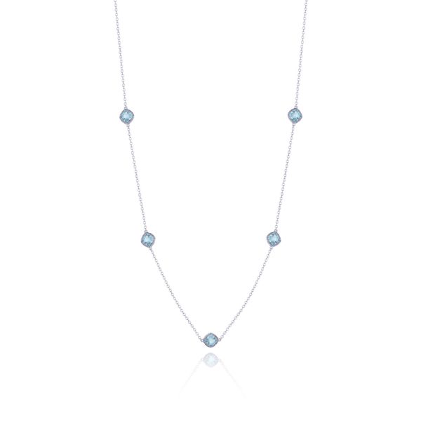 Tacori 5-Station Sky Blue Topaz Silver Necklace SN23902