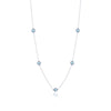 Tacori 5-Station Sky Blue Topaz Silver Necklace SN23902
