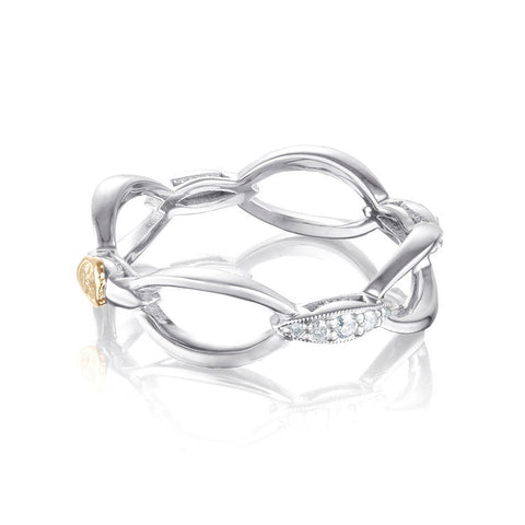 Tacori The Ivy Lane Pavé Open Air Silver Ring SR203