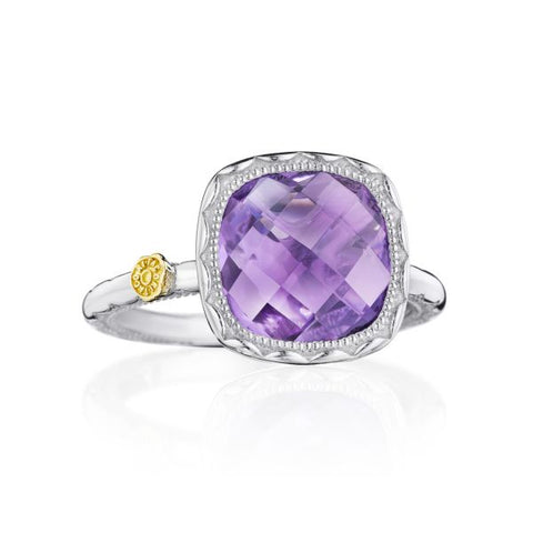 Tacori Cushion Gem Ring with Amethyst SR23101