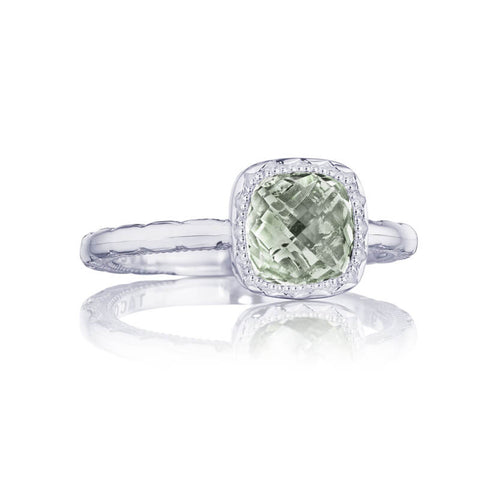 Tacori Petite Cushion Gem Ring with Prasiolite SR23512