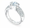 Gelin Abaci Tension White Gold Engagement Ring TR-141
