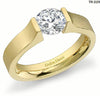 Gelin Abaci Yellow Gold Engagement Diamond Ring TR-229