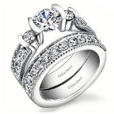 Gelin Abaci White Gold Diamond Engagement Ring TR-233