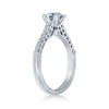 Verragio 14K White Gold Round Center Diamond Engagement Ring Renaissance-901R6