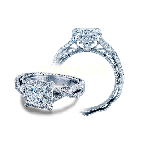 Verragio Venetian Round Center Diamond Engagement Ring VENETIAN-5027-4