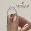 Verragio 18K White Gold Solitaire Engagement Ring VENETIAN-5047RD-1