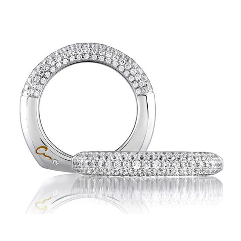 A.JAFFE Seasons of Love 18K White Gold Diamond Band WRS152